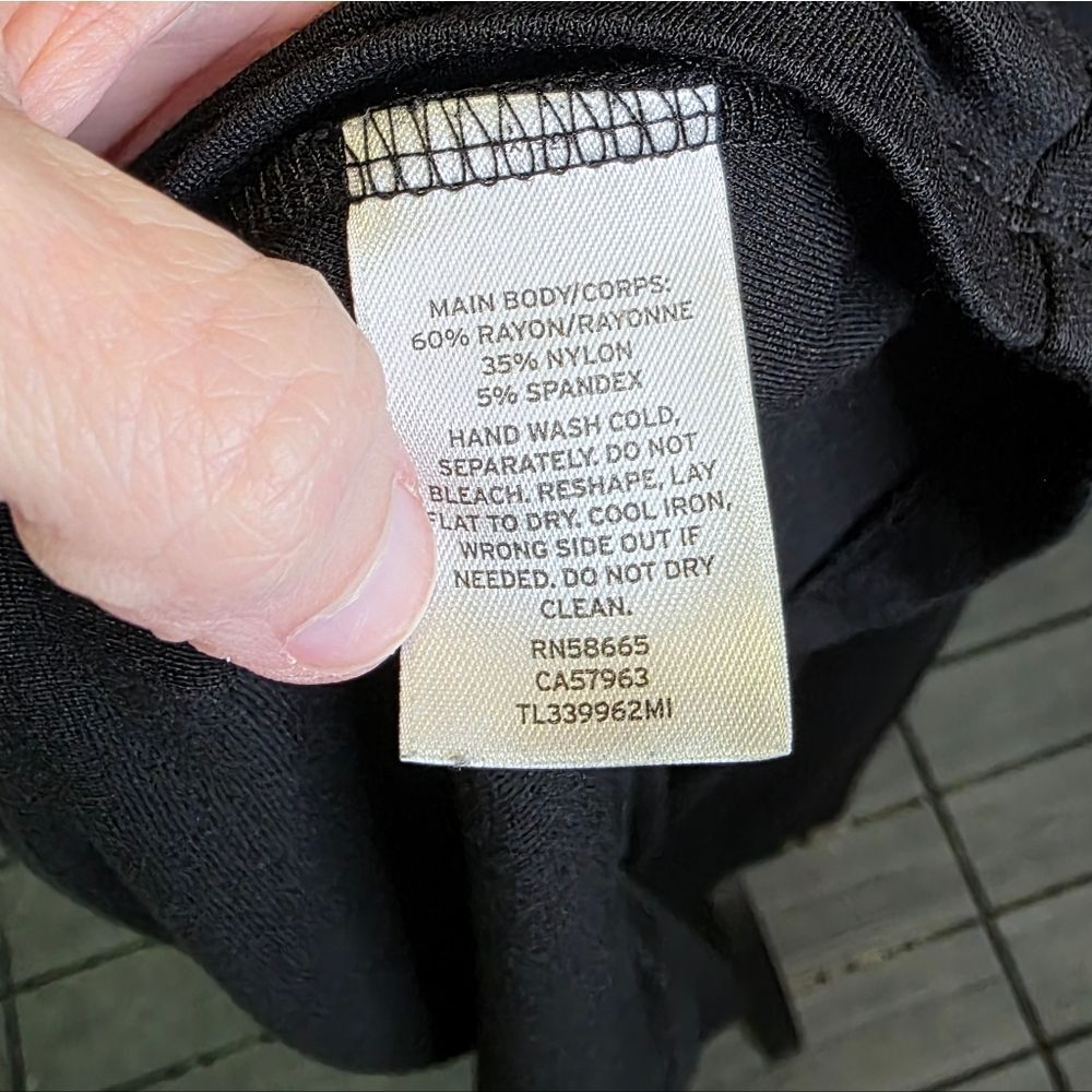 Leith Black Fit and Flare Sleeveless Midi Dress Size Medium - Picture 8 of 9